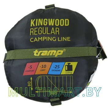 Спальный мешок TRAMP Kingwood Regular TRS-053R (правая молния) картинка 21